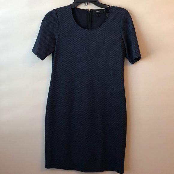 Theory navy/black dress size 0 - Picture 1 of 4